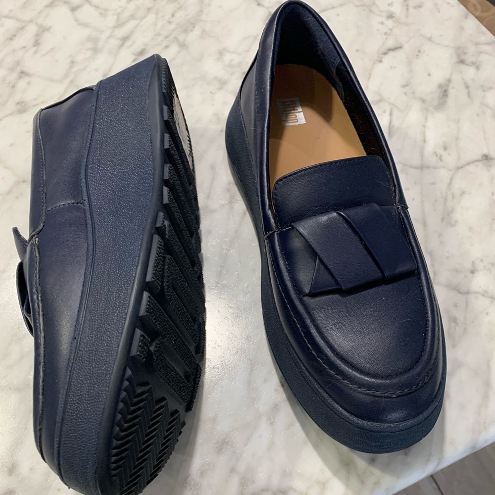 FLIPFLOP 8 Navy shoes BNWT